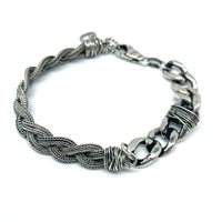 Bracelet Giacomo Burroni Man in Silver BC0299 - BC0299